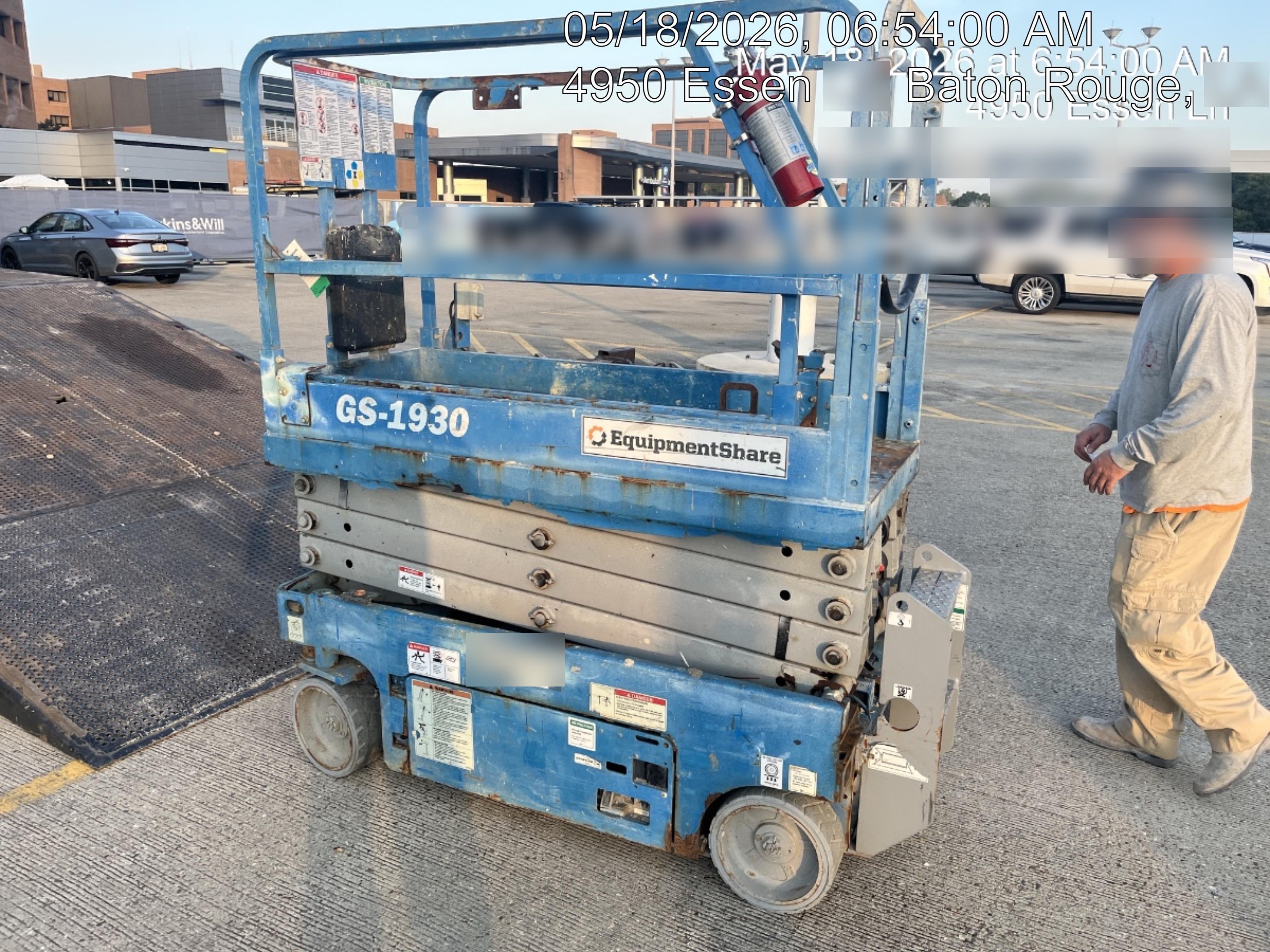 2019 Genie GS-1930 Fixed Rails with Chain Entry