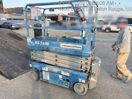 2019 Genie GS-1930 Fixed Rails with Chain Entry