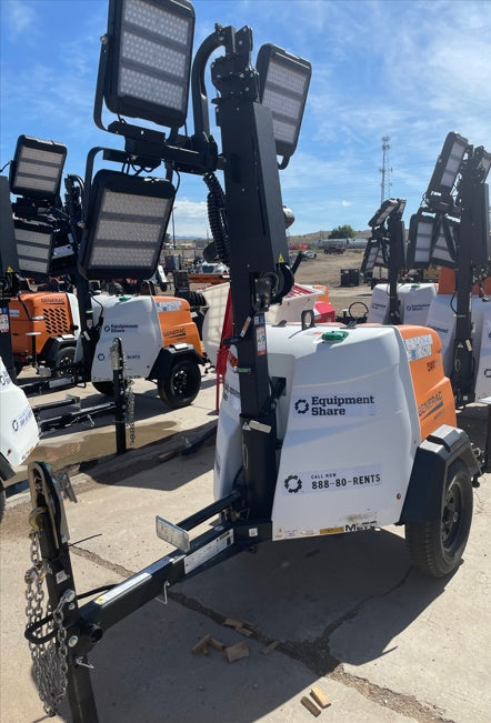 2023 Generac MLT2 Diesel, Flex Switch 120V Input, Powerzone Controller, (4) 320W LED Lights, 4kW Generator, 39.9 Gal Fuel Tank, 2" Ball, T3