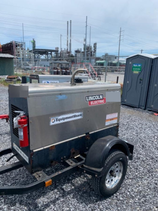 2019 Lincoln Electric Vantage 322 Welder Ready-Pak 3, Two wheel trailer, Fender and Light kit, Cable Rack