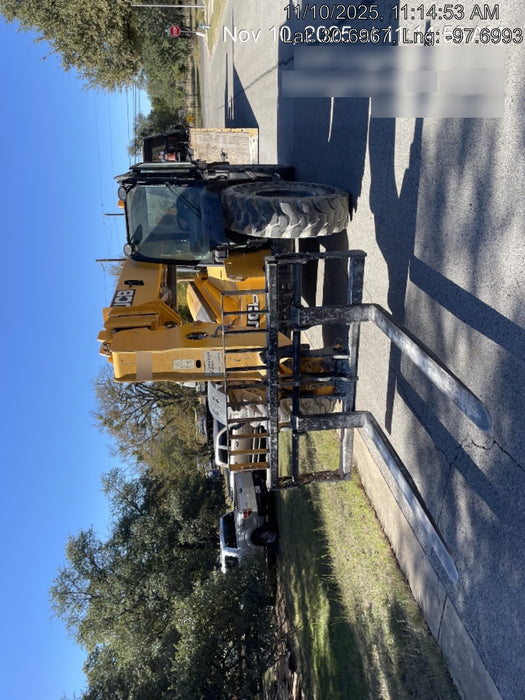 2019 JCB 509-42 JCB 509-42 Enclosed Cab, 74 HP, Solid Tires, Worklights, Beacon, Aux Hydraulics, Lifting Eye, 60" Carriage/60" Forks