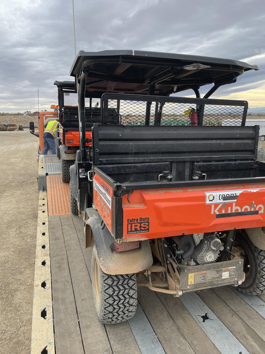 2022 Kubota RTV-X1140W-H Plastic Canopy, Windshield Acrylic Clear, LED Strobe Light, Wire Harness Kit, Back up Alarm