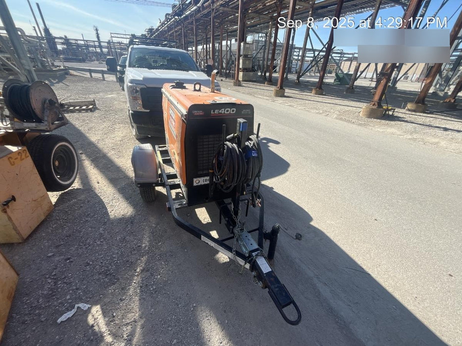 2022 Lincoln Electric LE400 Kubota V1505, Trlr, Cable Rack, Light Kit, ES Decals, T3