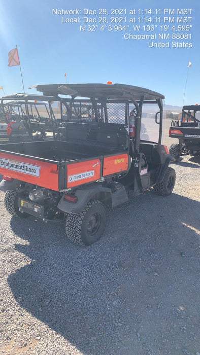2021 Kubota RTV-X1140W-H Plastic Canopy, Windshield Acrylic Clear, LED Strobe Light, Wire Harness Kit, Back up Alarm