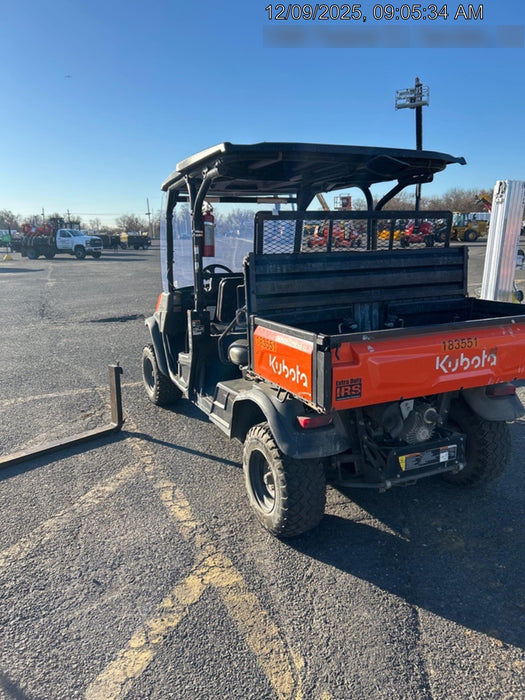 2021 Kubota RTV-X1140W-H Plastic Canopy, Windshield Acrylic Clear, LED Strobe Light, Wire Harness Kit, Back up Alarm