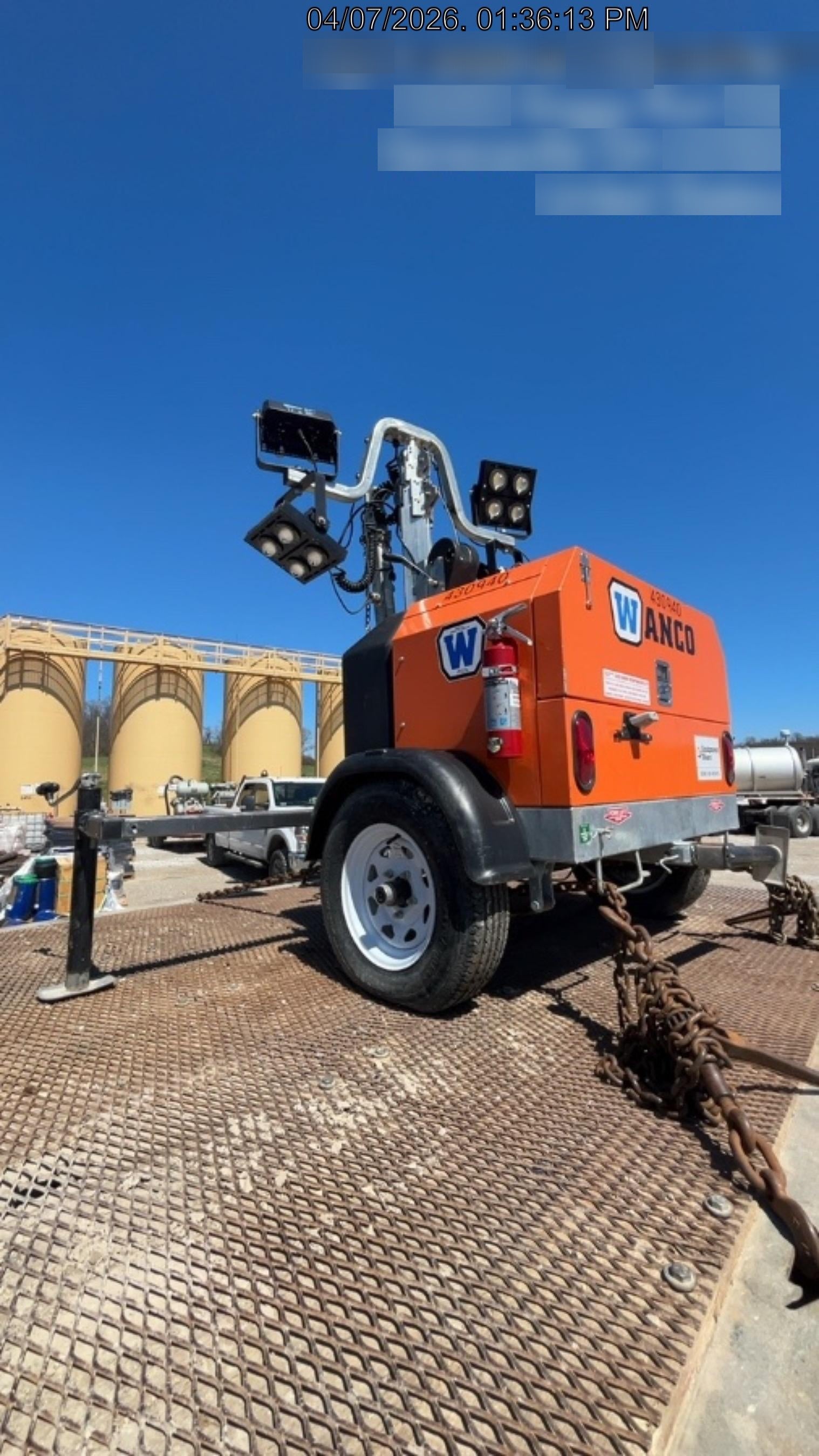2024 Wanco WLTT-4MM4K Diesel, Deep Sea Controller, Shore Power Plug, Auto Start, (4) 350W LED Floodlights, 4kW Generator, 60 Gal Fuel Tank, 2" Ball, T3