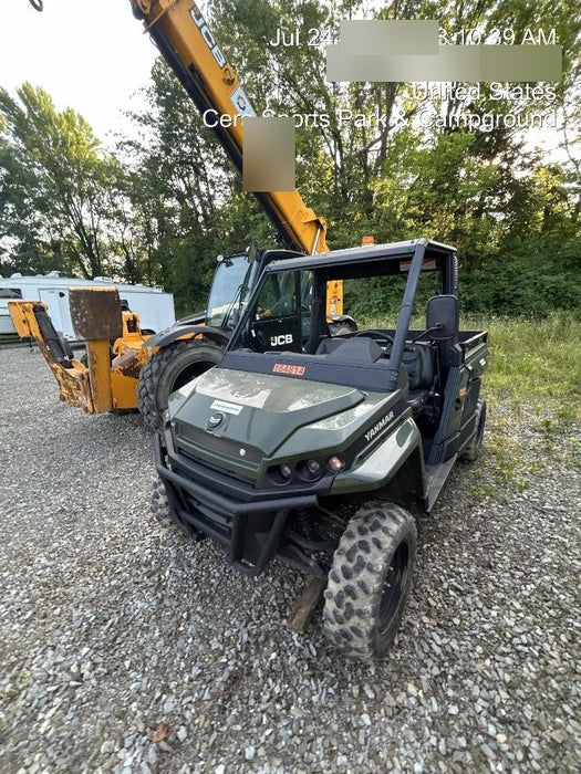 2021 Yanmar YU1000 Canopy, Steel Wheel, Poly WindShield, Beacon, Backup Alarm