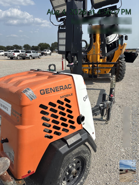 2024 Generac MLT2 Diesel, Flex Switch 120V Input, Powerzone Controller, 
(4) 320W LED Lights, 4kW Generator, 39.9 Gal Fuel Tank, 2" Ball, T3