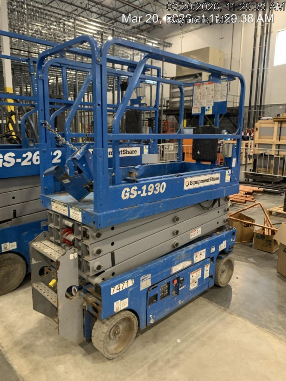 2020 Genie GS-1930 Fixed rails with chain entry gate - Pre A92.20