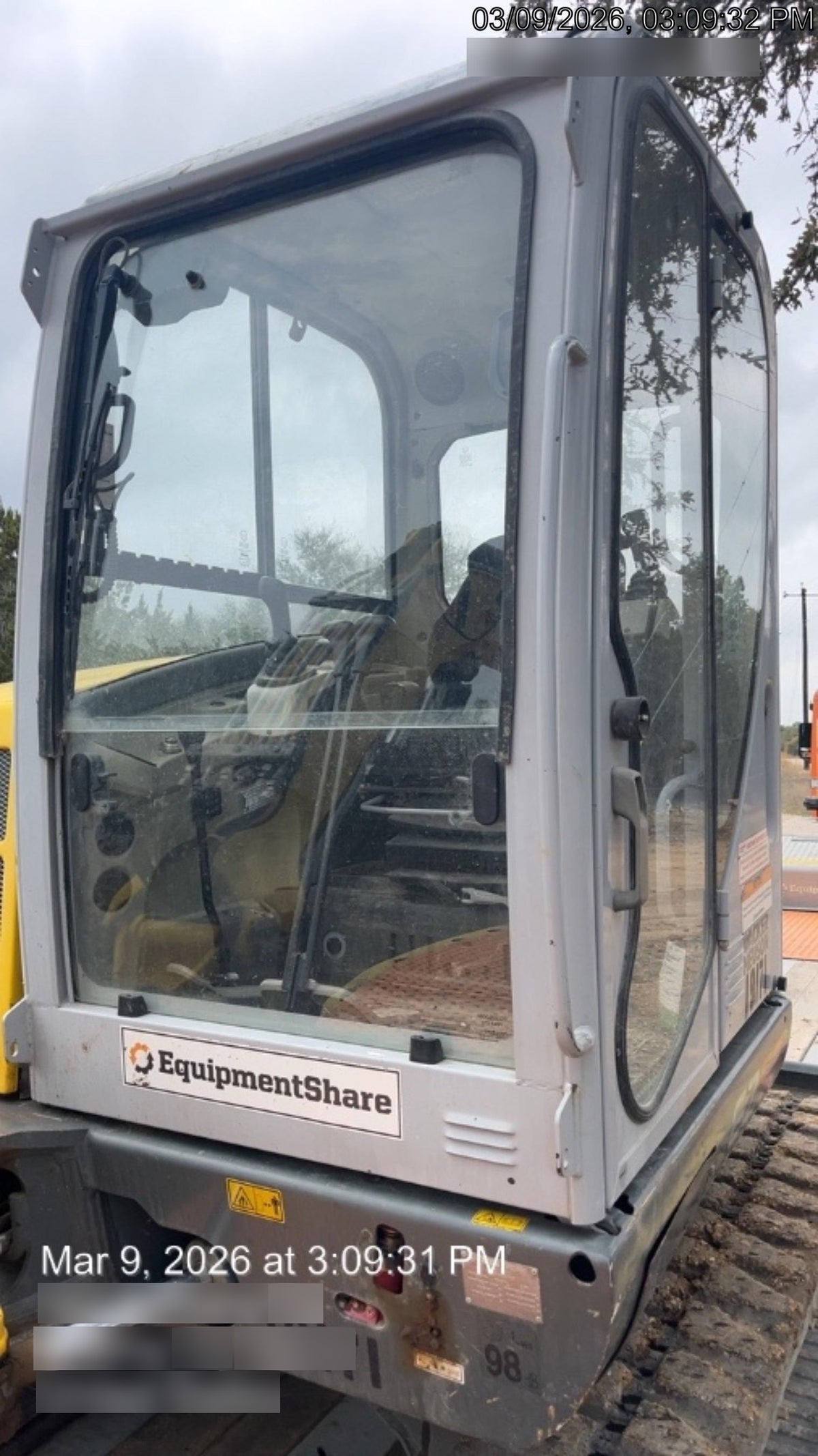 2018 Wacker Neuson EZ53 Wacker Neuson EZ53 12K Excavator, TRK,LGD,CAB,PC, Manual QC, Buckets: 30" , 18"