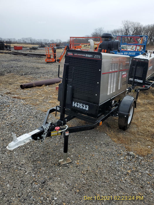 2021 Lincoln Electric Air Vantage 566 Air Vantage 566X Ready Pak 3 (includes trailer, cable rack, fender light kit); no telematics