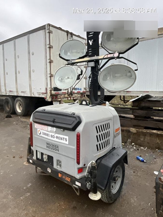 2019 Wacker Neuson LTV6L-MH Wacker Neuson LTV6L Mobile Light Tower w/Fuel Level Sensor Installed