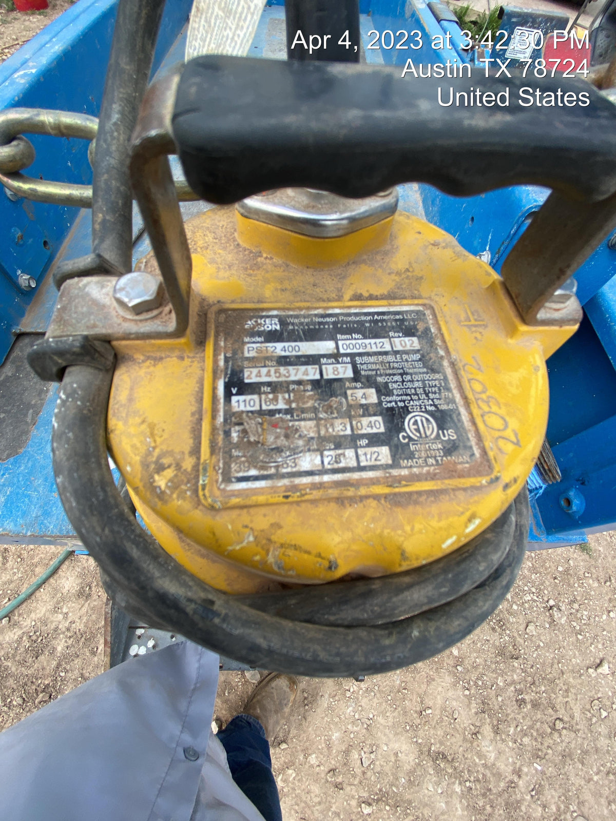 2018 WACKER NEUSON PST2