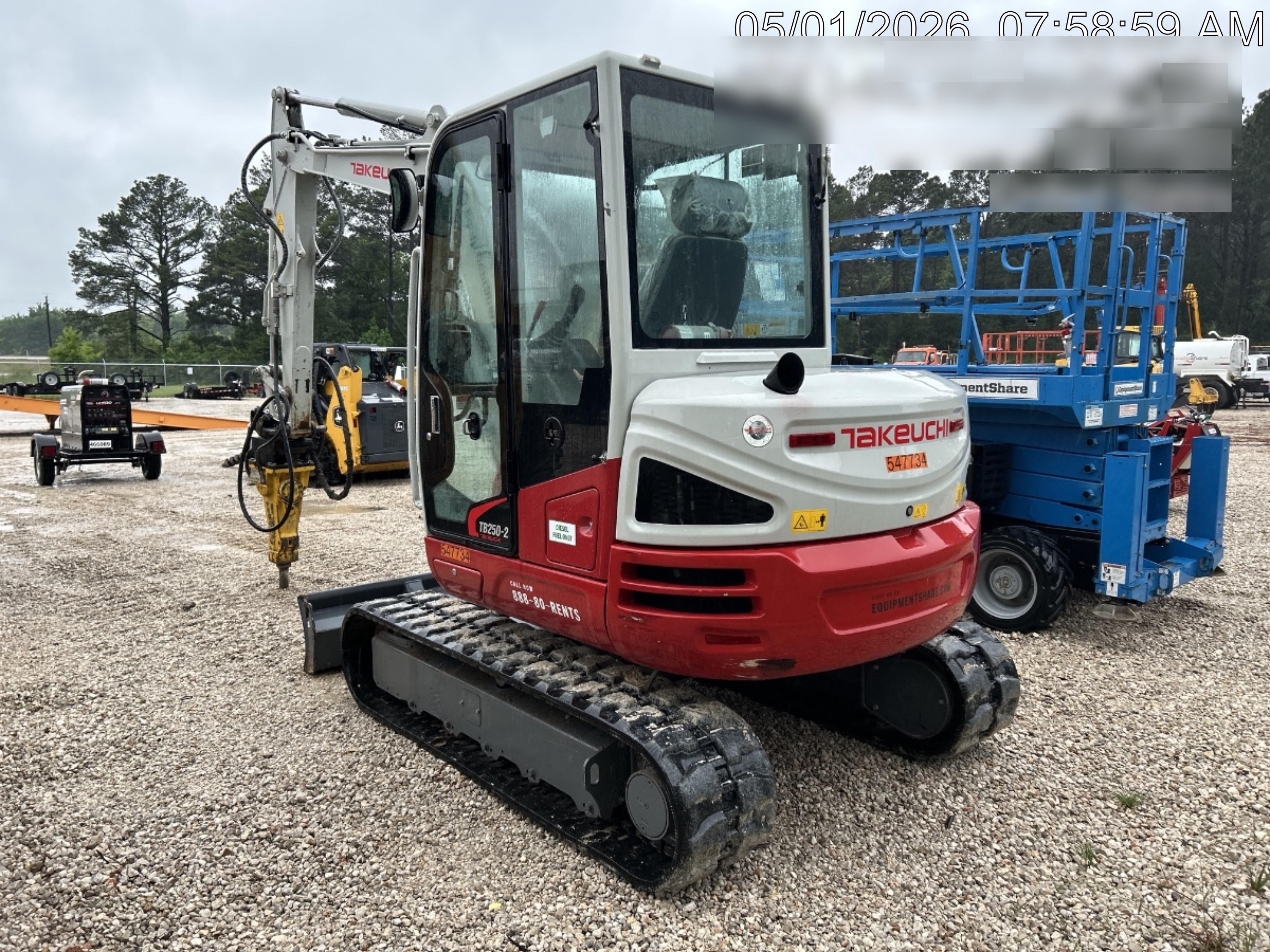 2025 TAKEUCHI TB250-2CR