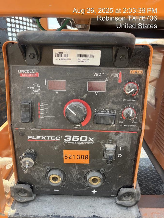 2025 LINCOLN ELECTRIC FLEXTEC 350X