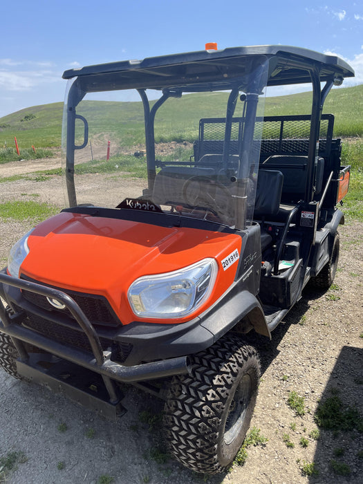 2022 Kubota RTV-X1140W-H Plastic Canopy, Windshield Acrylic Clear, LED Strobe Light, Wire Harness Kit, Back up Alarm