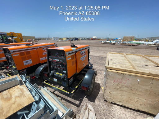 2023 Lincoln Electric LE400 Kubota V1505, Trlr, Cable Rack, Light Kit, ES Decals, T3