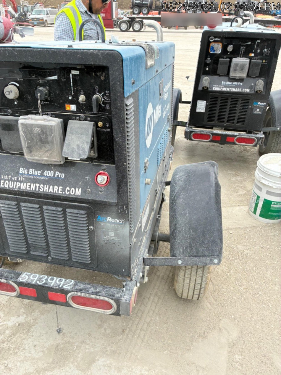2025 MILLER ELECTRIC BIG BLUE 400