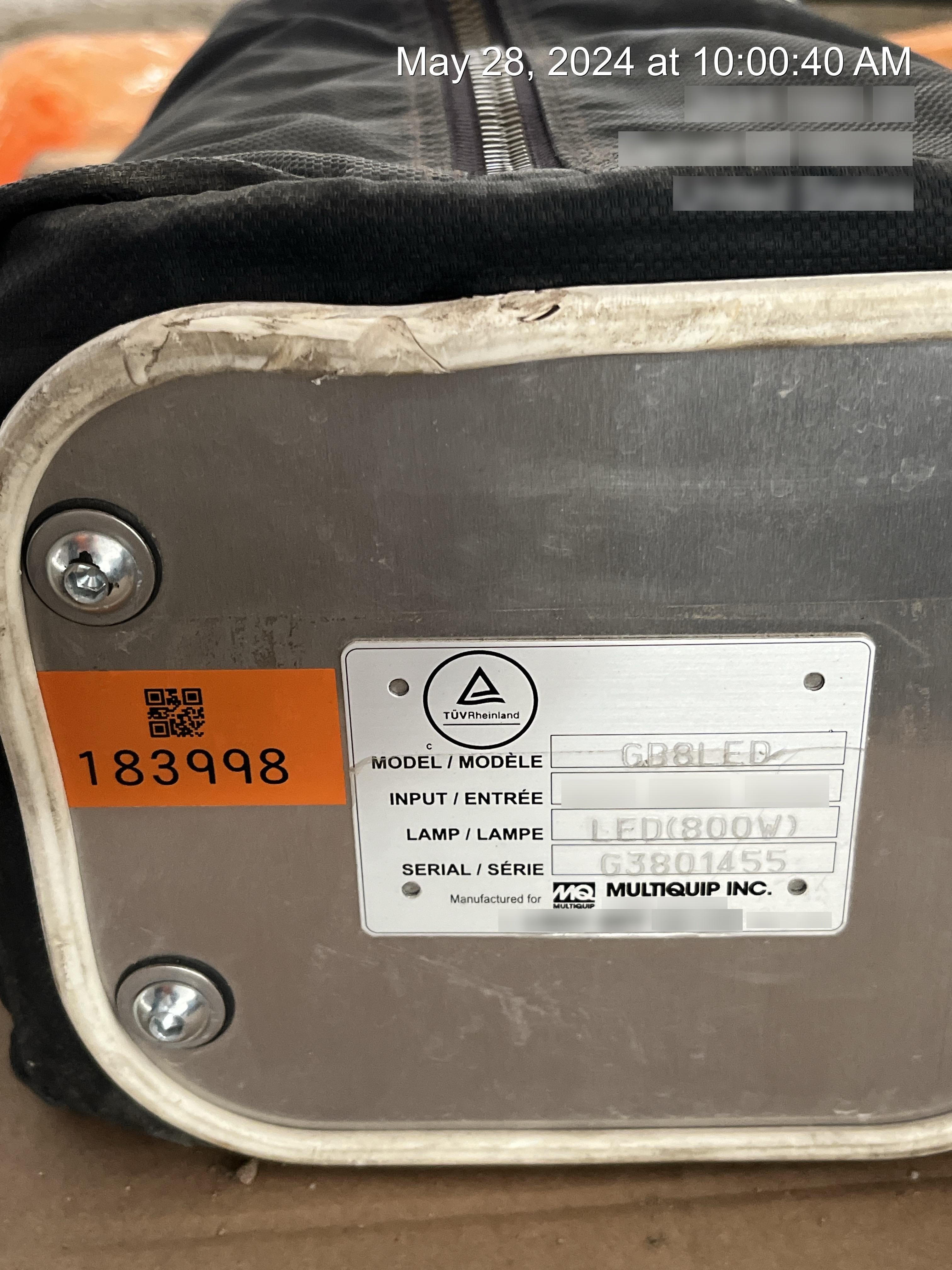 2021 MULTIQUIP GB8LED