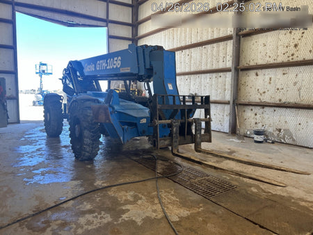 2018 Genie GTH-1056 Genie GTH-1056 w/ROPS, Work Lights, Solid Tires, RH Cab Mesh, Beacon, 60" Carriage and Forks
