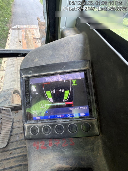 2019 Takeuchi TB290 Takeuchi TB290 Cab/Heat/AC w/Rubber Tracks, Auxiliary Hydraulics, Dozer Blade, Manual QC, 18/24/36" Buckets, Hydraulic Thumb Installed