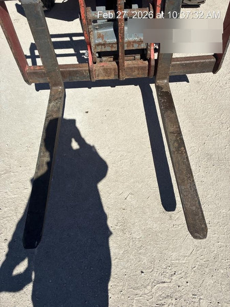 2018 Skyjack SJ1056 TH Skyjack 1056 TH Telehandler w/Open ROPS, Work Lights/Beacon, Solid Tires, 60" Carriage and Forks