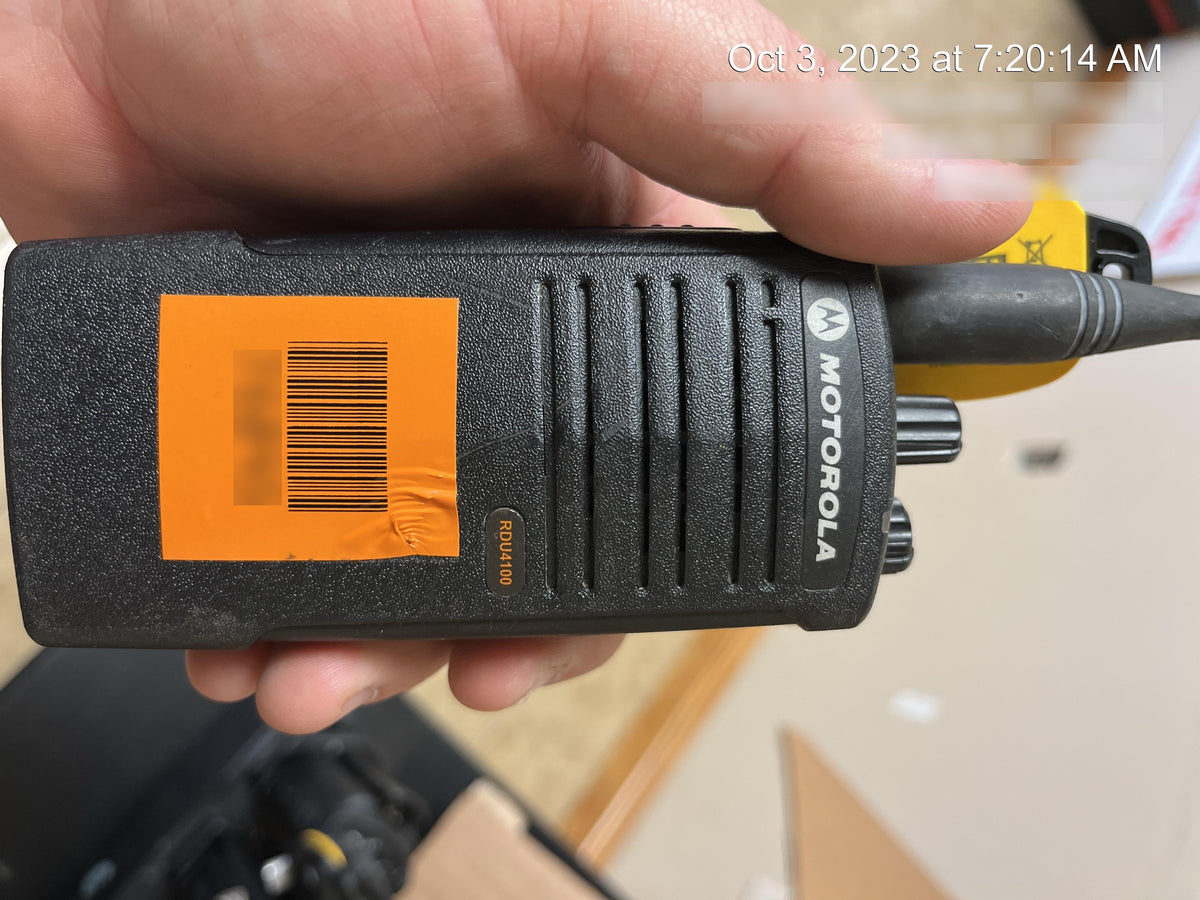 2020 MOTOROLA RDU4100