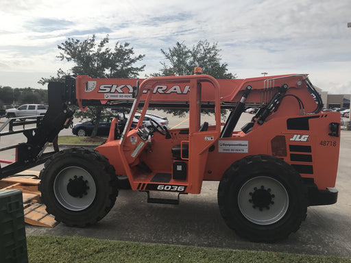 2019 Skytrak 6036 Canopy, Solid Tires, LED Work Lights, Beacon w/72" Carriage, 48" Pallet Forks