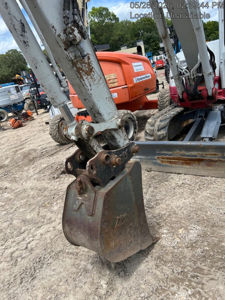 2019 Takeuchi TB290 Takeuchi TB290 Cab/Heat/AC w/Rubber Tracks, Auxiliary Hydraulics, Dozer Blade, Manual QC w/ 18/24/36" Buckets, Hydraulic Thumb Installed