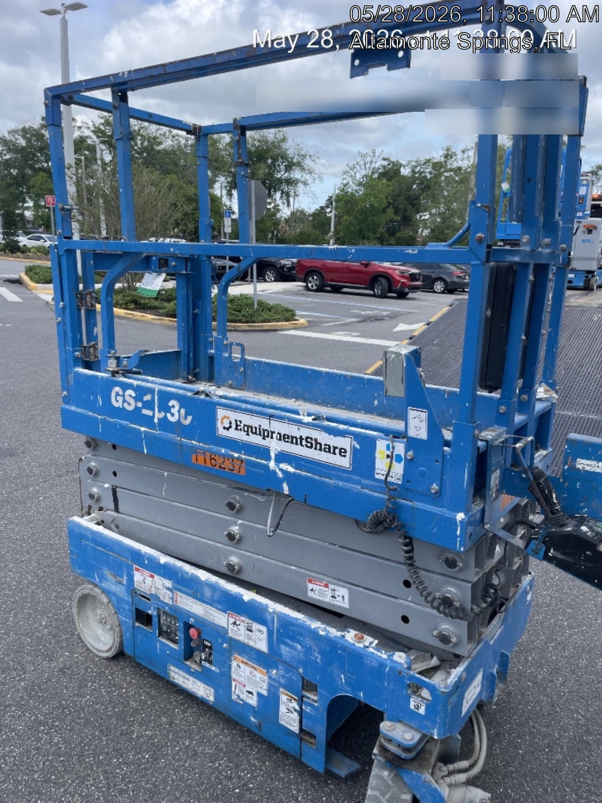 2020 Genie GS-1930 Solid Non Marking Tires, Beacon, Folding rails with half height swing gate