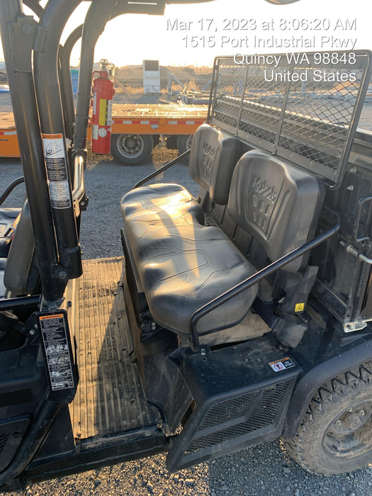 2021 Kubota RTV-X1140W-H Plastic Canopy, Windshield Acrylic Clear, LED Strobe Light, Wire Harness Kit, Back up Alarm