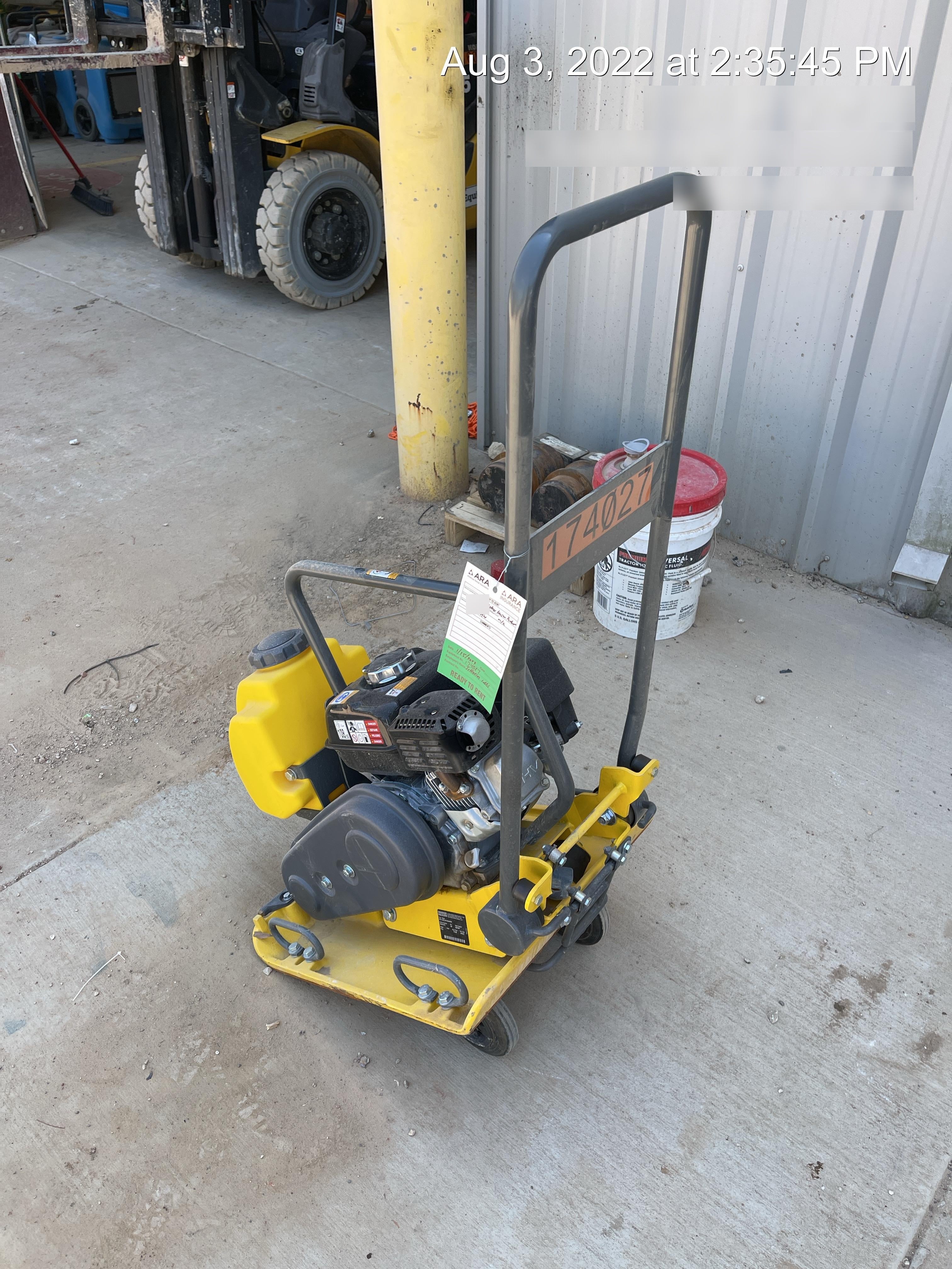 2021 WACKER NEUSON VP1550AW