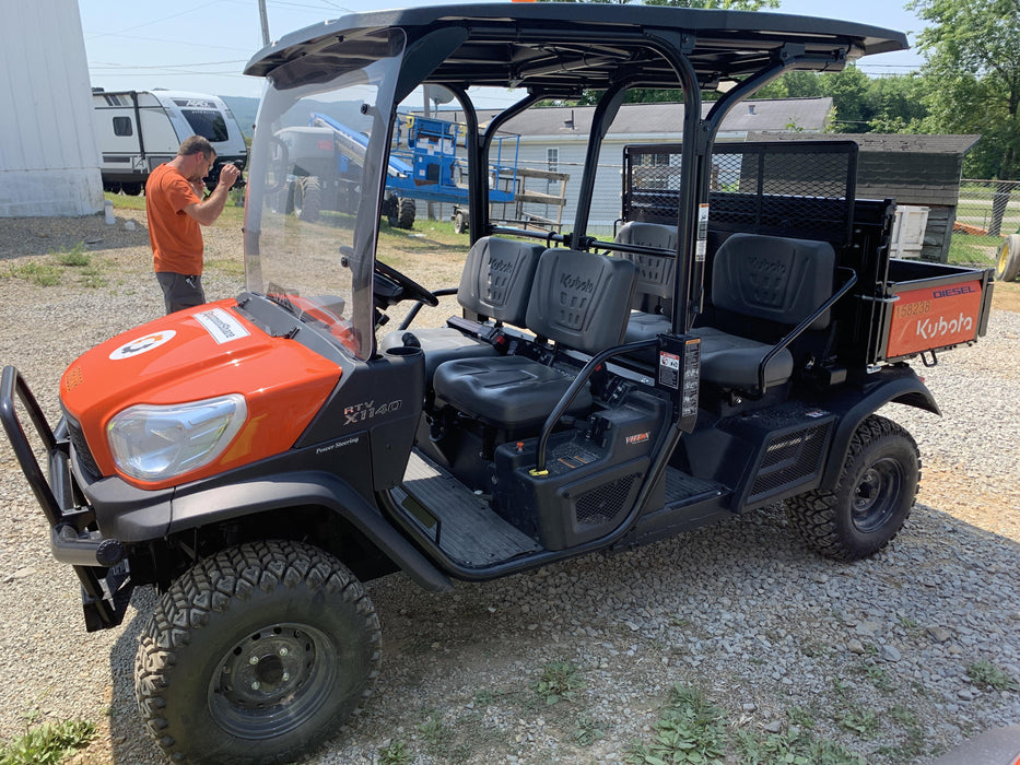 2021 Kubota RTV-X1140W-H Plastic Canopy, Windshield Acrylic Clear, LED Strobe Light, Wire Harness Kit, Back up Alarm