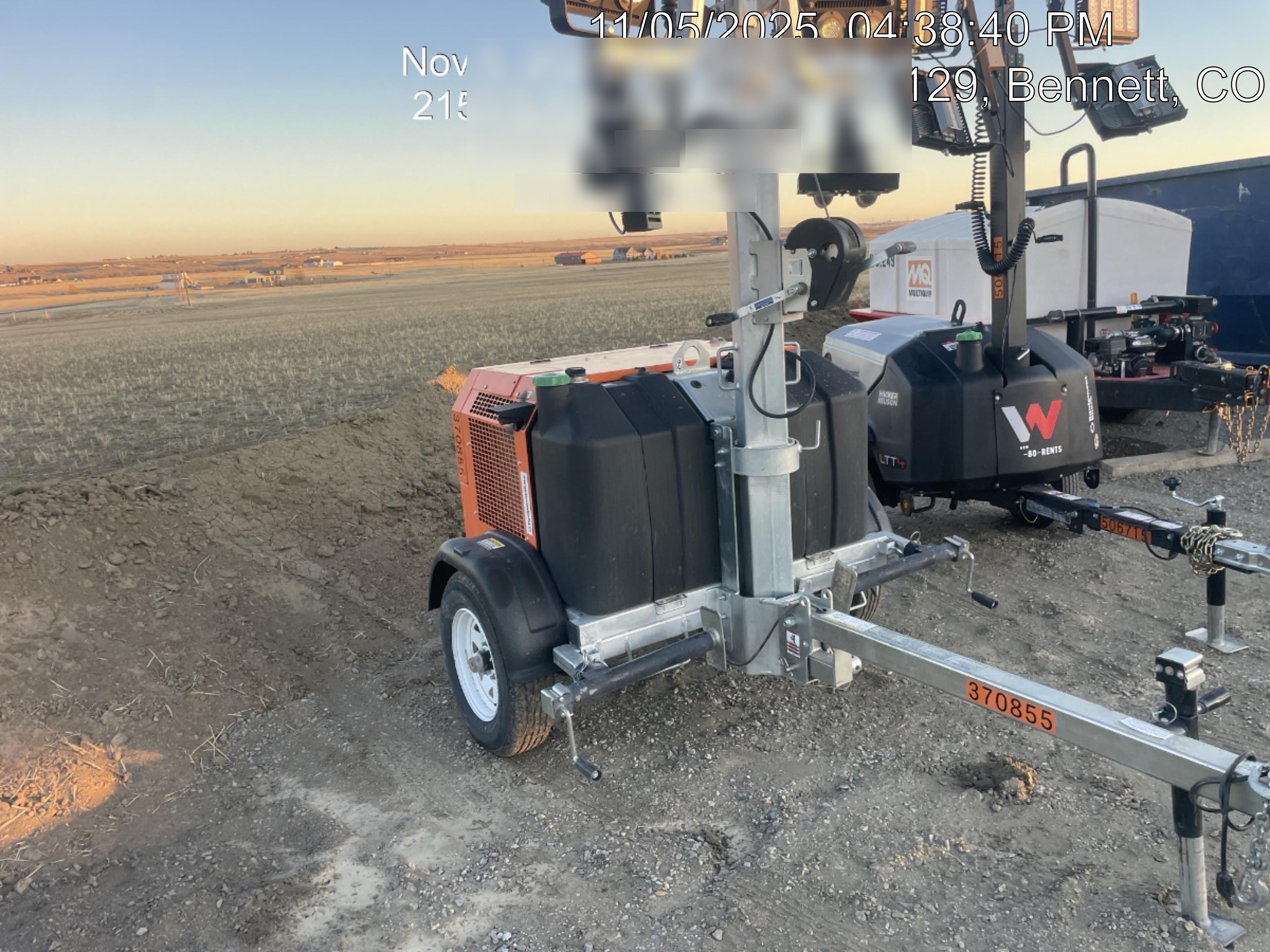 2023 Wanco WLTT-4MM4K Diesel, Deep Sea Controller, Shore Power Plug, Auto Start, (4) 350W LED Floodlights, 4kW Generator, 60 Gal Fuel Tank, 2" Ball, T3
