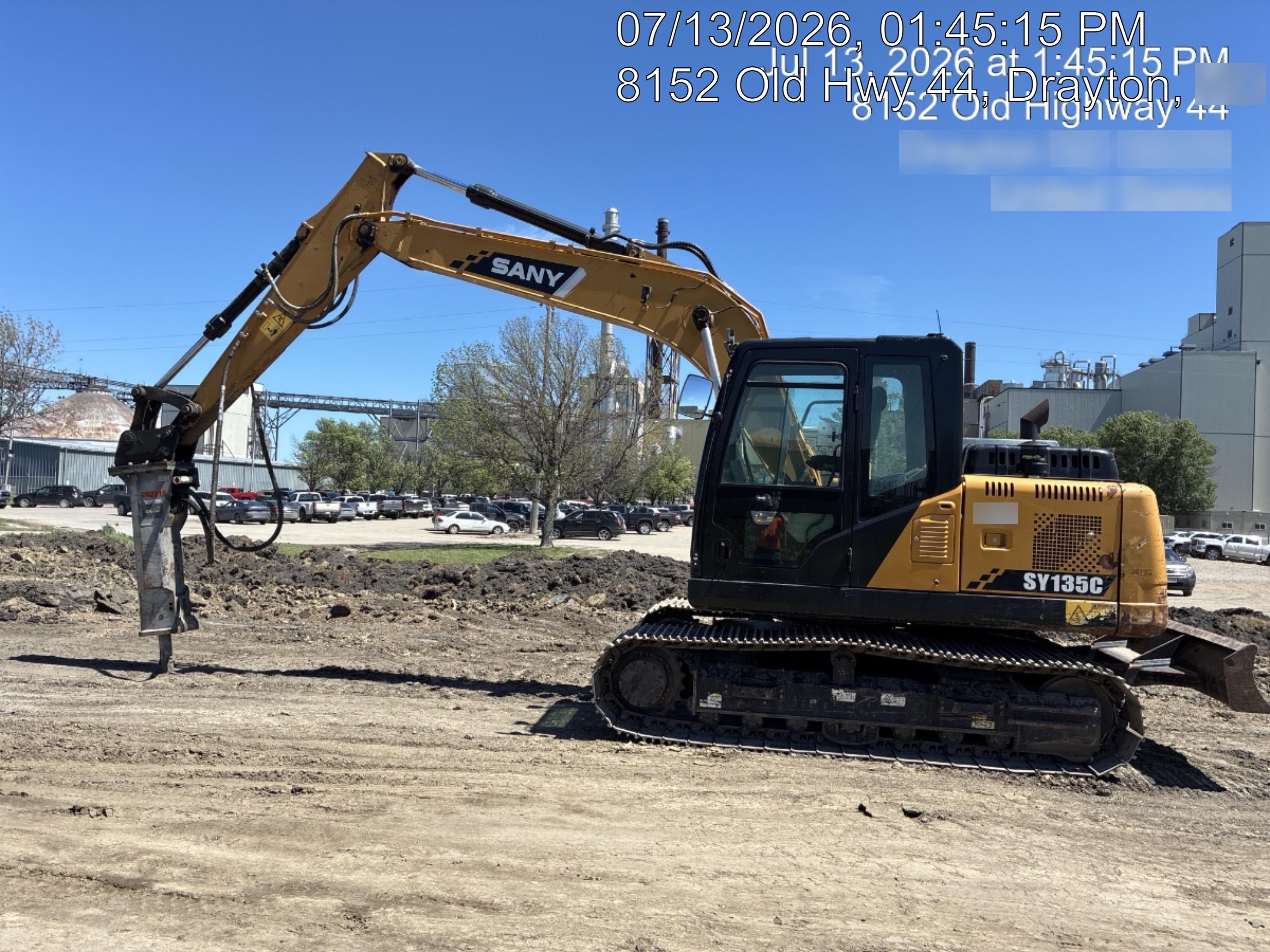 2019 SANY SY135C