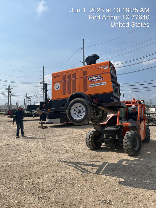 2022 Lincoln Electric LE400 Kubota V1505, Trlr, Cable Rack, Light Kit, ES Decals, T3