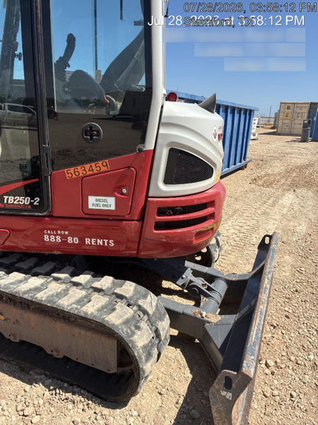 2025 TAKEUCHI TB250-2CR