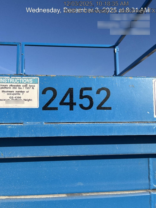 2016 GENIE GS-4390 RT