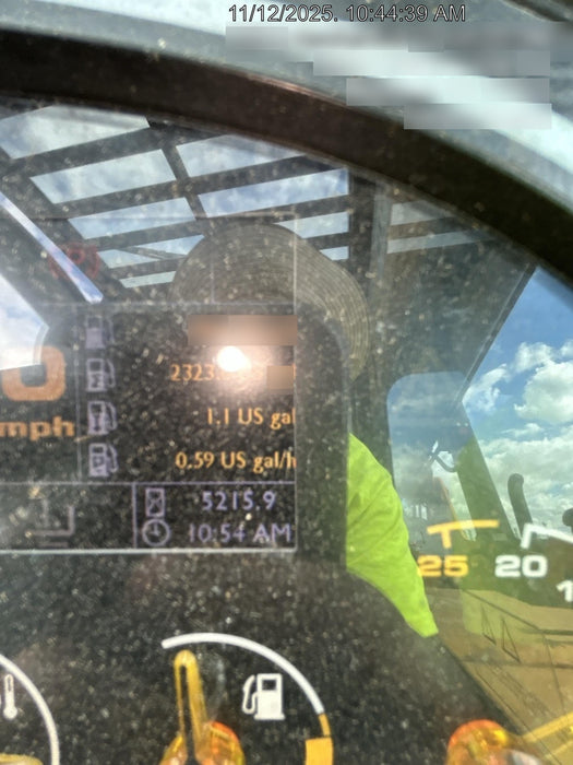 2019 JCB 510-56 Enclosed Cab, 74 HP, Solid Tires, Worklights, Beacon, Aux Hydraulics, Lifting Eye w/66" Carriage/60" Forks