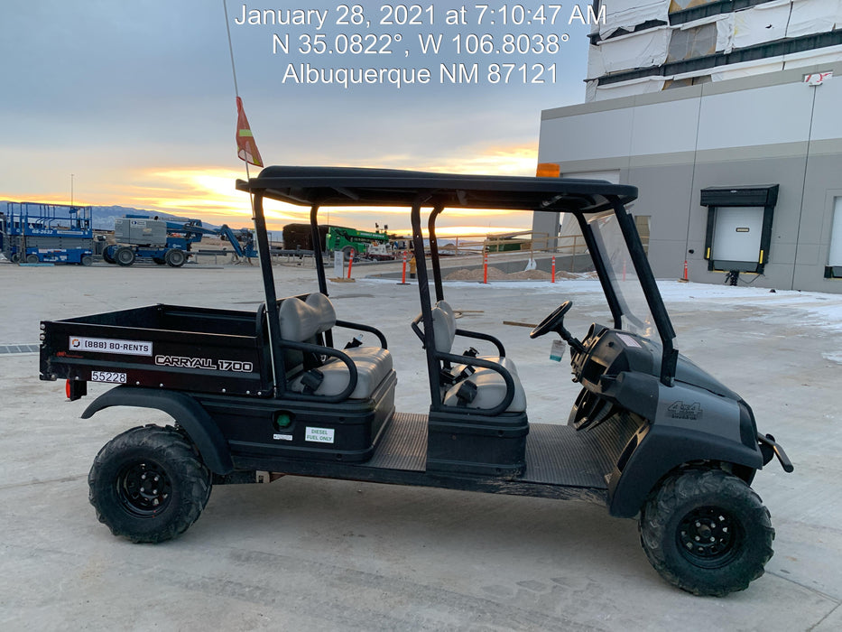 2019 Club Car CA1700D Diesel, 4-Seat, ROPS, AWD w/None