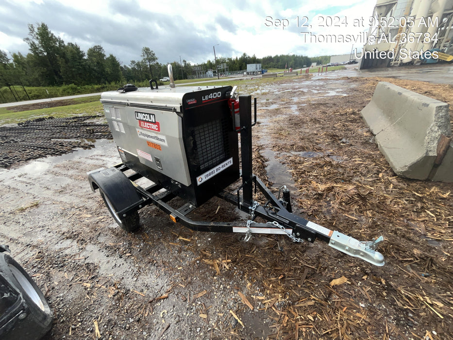 2024 Lincoln Electric LE400 Kubota V1505, Trlr, Cable Rack, Light Kit, ES Decals, T3