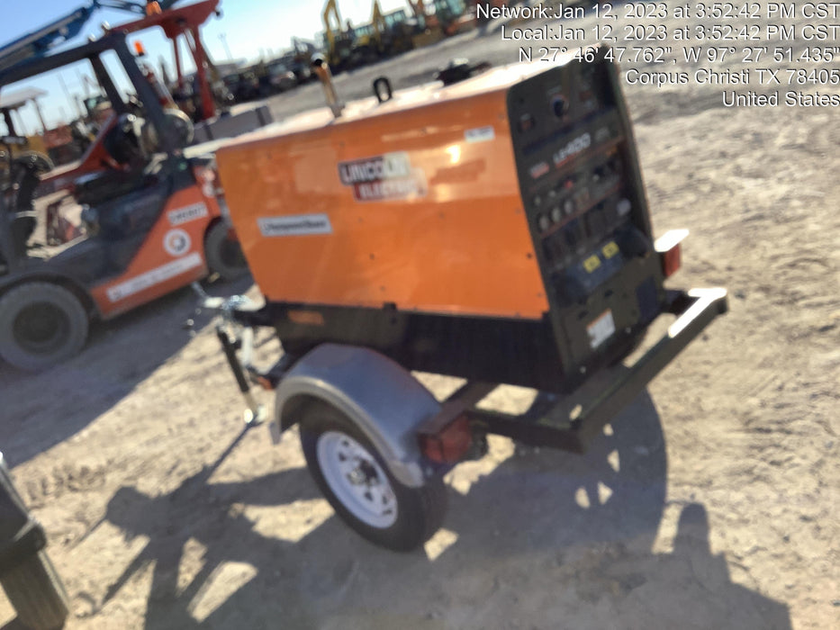 2022 Lincoln Electric LE400 Kubota V1505, Trlr, Cable Rack, Light Kit, ES Decals, T3