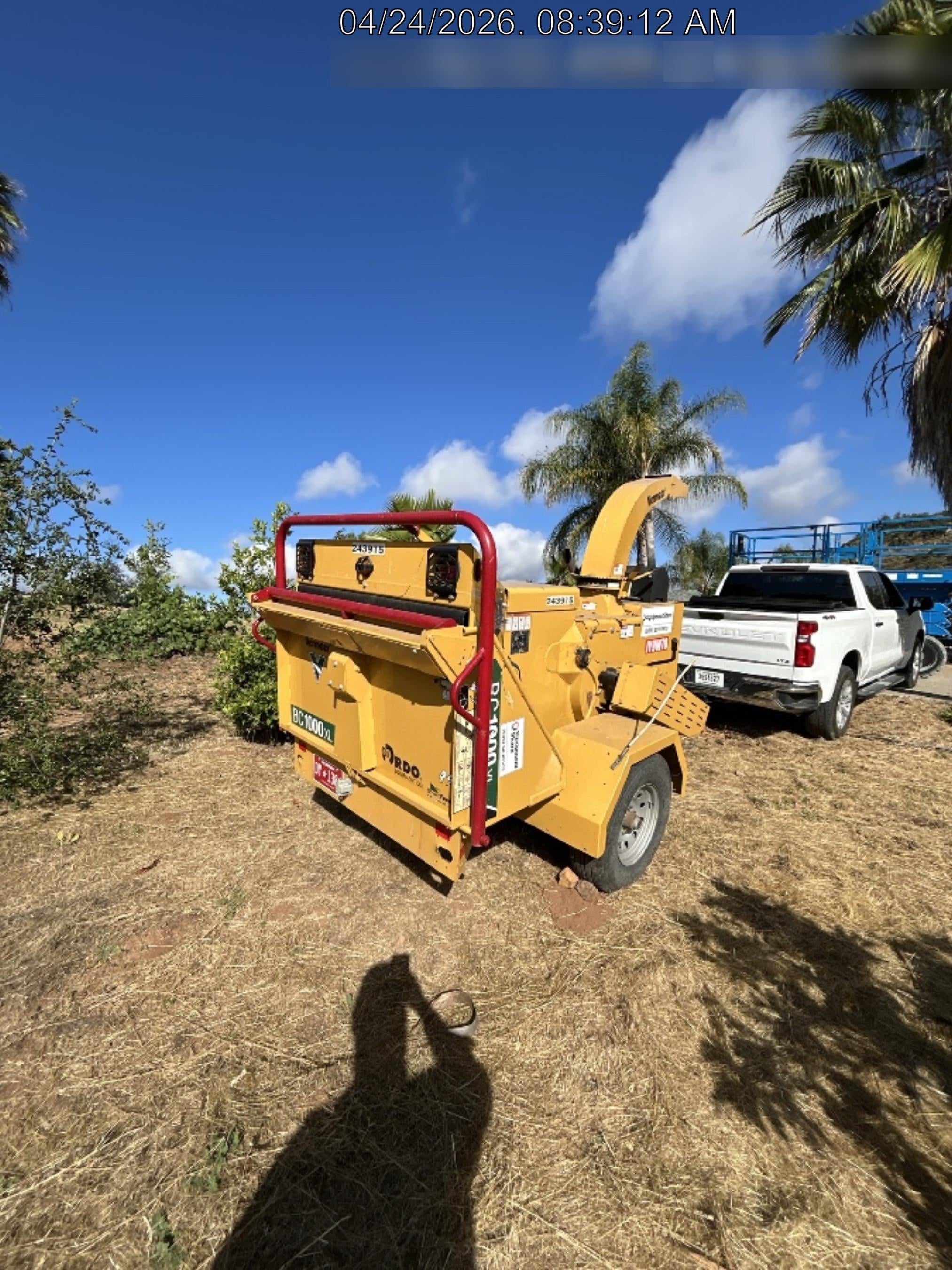 2022 VERMEER BC1000XL Diesel