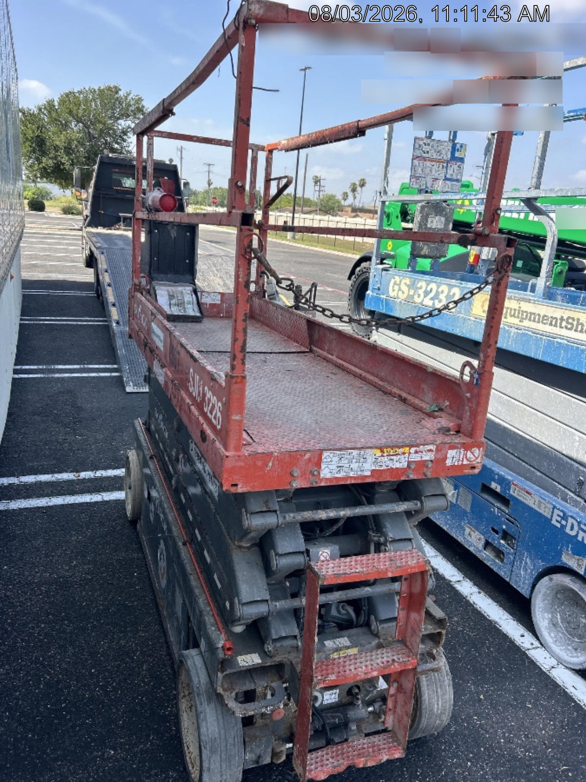 2016 Skyjack SJIII-3226 Standard Options