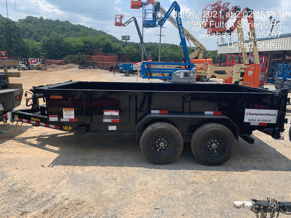 2021 BIG TEX TRAILER 14LP-14BK6SIRPD