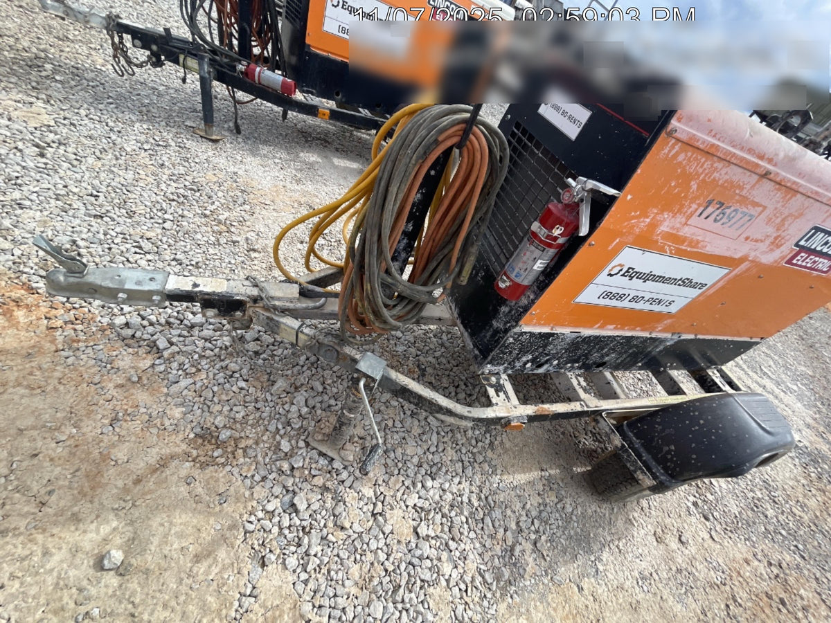 2021 Lincoln Electric Vantage 322 Vantage 322 Ready Pak 3 w/ Decals, ORANGE (includes trailer, cable rack, fender light kit) NO Telematics