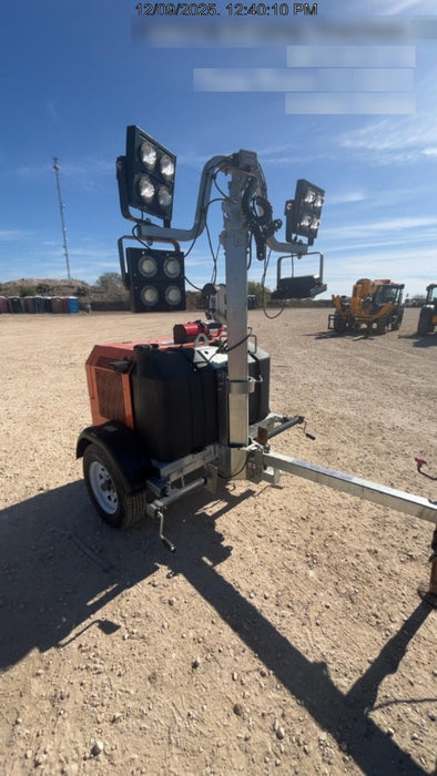 2024 Wanco WLTT-4MM4K Diesel, Deep Sea Controller, Shore Power Plug, Auto Start, (4) 350W LED Floodlights, 4kW Generator, 60 Gal Fuel Tank, 2" Ball, T3