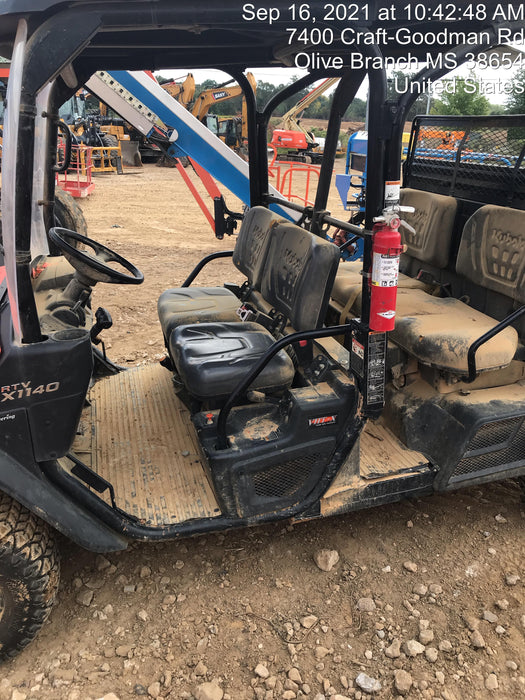 2020 Kubota RTV-X1140 4 - Seat UTV, 4WD, Canopy, Standard Rental Specs