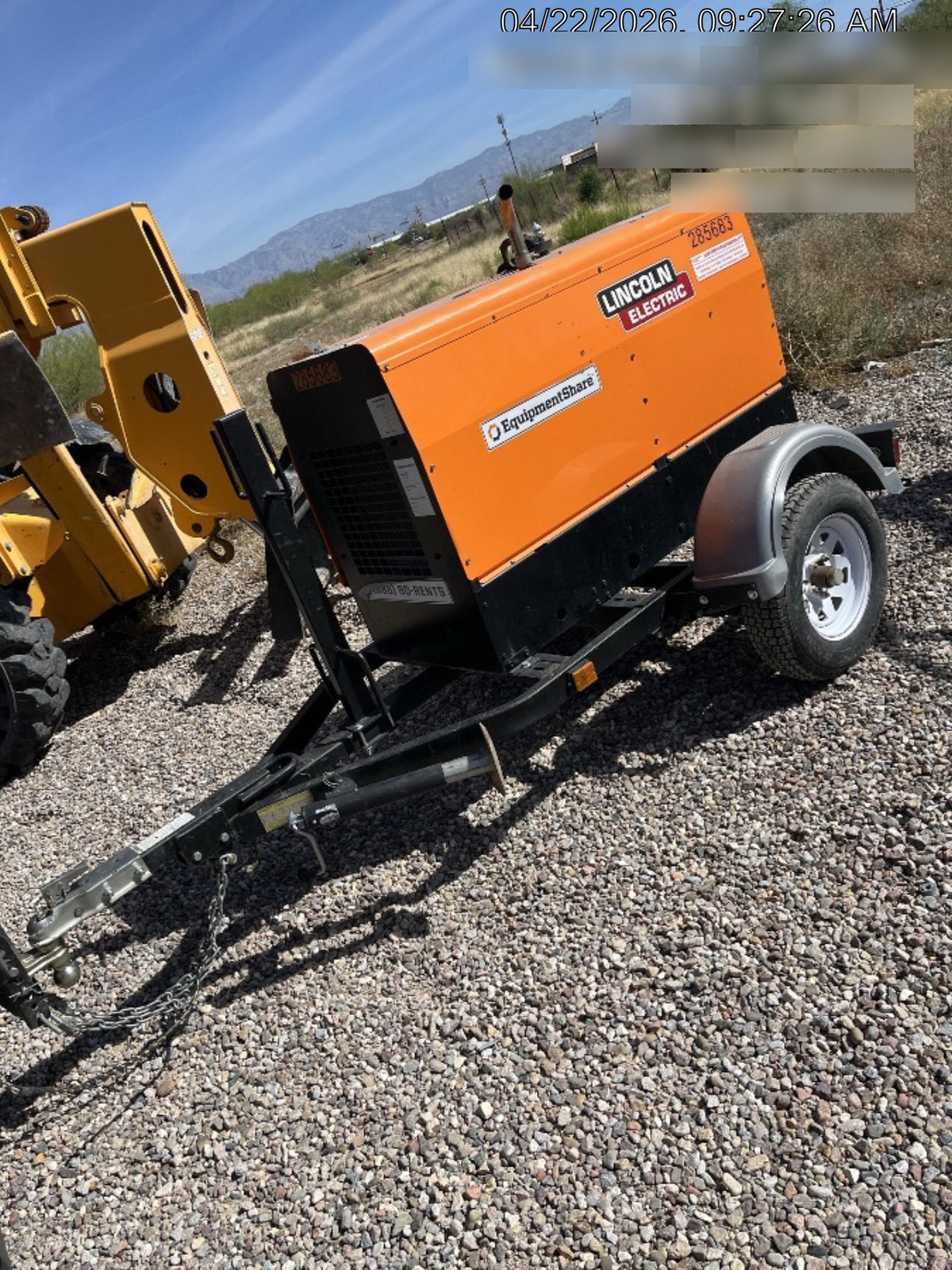 2022 Lincoln Electric LE400 Kubota V1505, Trlr, Cable Rack, Light Kit, ES Decals, T3