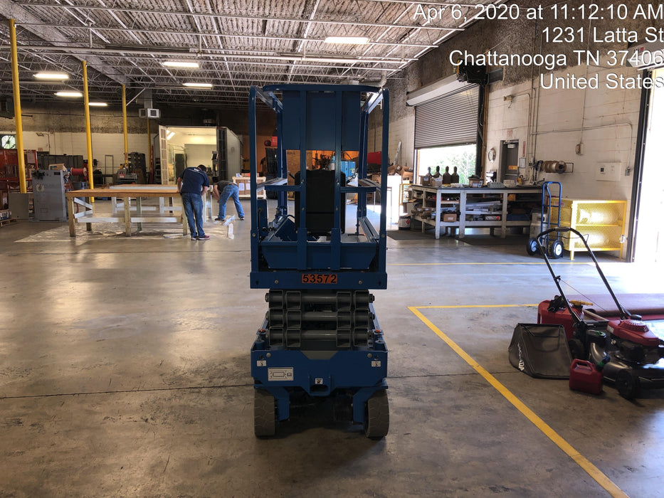 2019 Genie GS-1930 Fixed Rails with Chain Entry